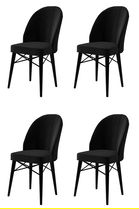 Set de scaune, Charlotte, Ritim, Metal, Negru