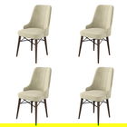 Set de scaune, Charlotte, Pare, Metal, Crem/Maro