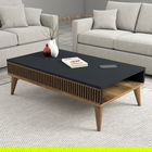 Masuta de cafea, Hommy Craft, Milan, 105x34.6x60 cm, PAL, Nuc / Antracit