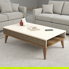 Masuta de cafea, Hommy Craft, Milan, 105x34.6x60 cm, PAL, Maro/Crem