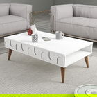 Masuta de cafea, Hommy Craft, Lyon 34, 105x34.6x60 cm, PAL, Alb/Maro