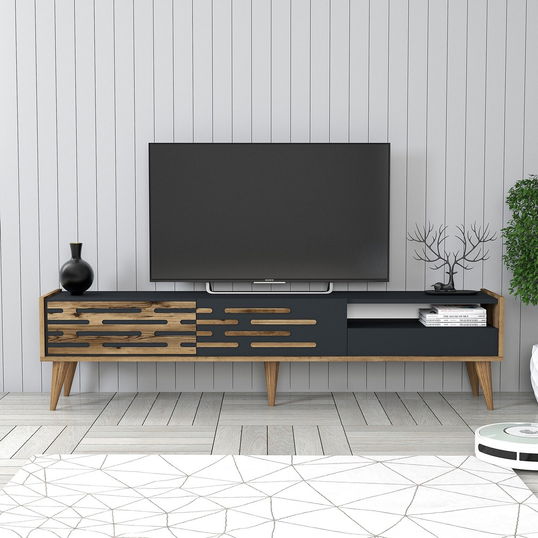 Comoda TV, Hommy Craft, Valensiya, PAL, Nuc / Antracit