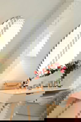 Oglinda decorativa, Mirrorland, Belrosa, Oglindă indestructibilă cu obturator, Argintiu