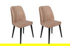 Set de scaune, Nmobb, Alfa-433 V2, Metal , Bej/Negru