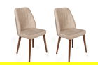 Set de scaune, Nmobb, Alfa-464 V2, Metal , Crema/Nuca
