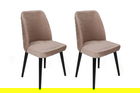 Set de scaune, Nmobb, Tutku-304 V2, Lemn, Bej/Negru