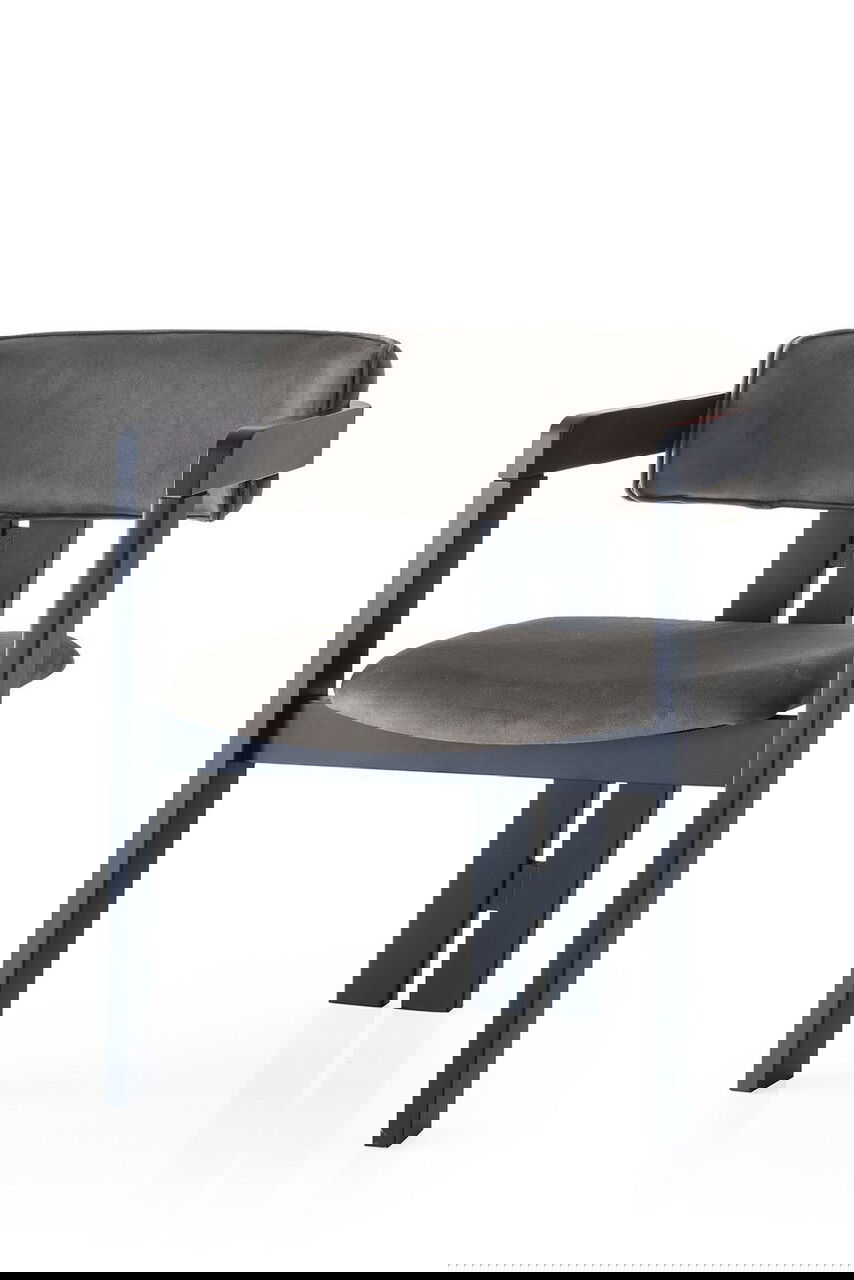 Scaun, Nmobb, CO, Cadru: 100% LEMN, Negru / Antracit