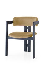 Scaun, Nmobb, CO, Cadru: 100% LEMN, Negru/Taupe deschis
