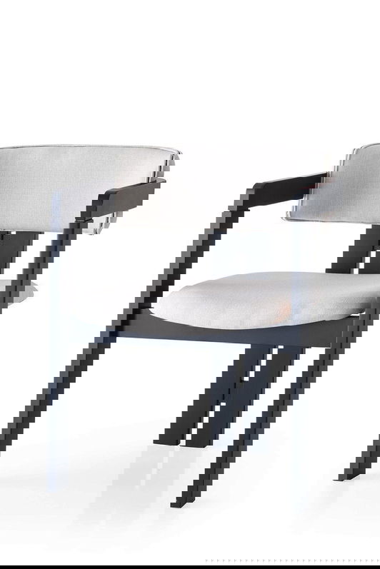 Scaun, Nmobb, CO-045, Cadru: 100% LEMN, Crem/Negru