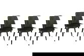 Set de scaune, Nmobb, Alfa-432 V4, Metal , Kaki/Negru