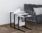 Masute, Puqa Design, Sali, PAL, Alb/Negru