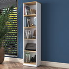 Corp biblioteca, Rani, HC111, 40x161.8x25 cm, PAL, Alb/Maro