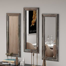 Set de oglinzi, Siam, Lavia, MDF , Argintiu