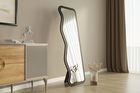 Oglinda decorativa, Siam, Asel, 50x160x2.2 cm, MDF , Negru