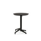 Masa pliabila, Tilia, Masa Moon Ø60 V2 F, 60x78x60 cm, Cadru: 100% ALIMINIUM, Negru