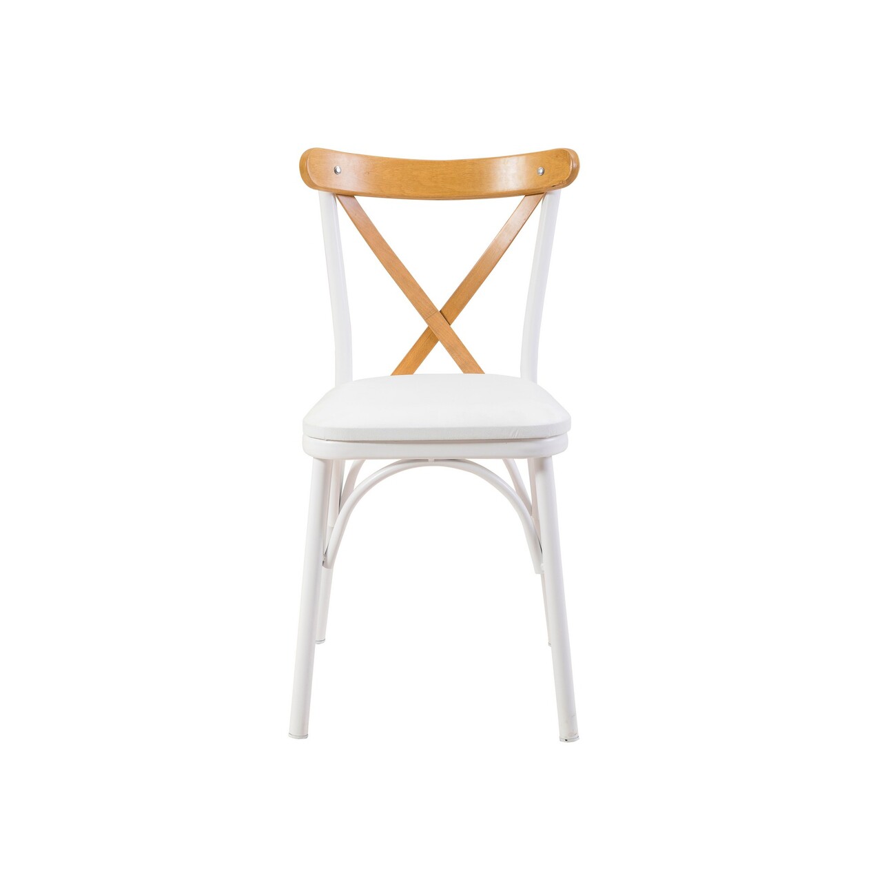 Scaun, Vella, Oliver Chair, 46x87x48 cm, PAL, Alb