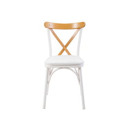 Scaun, Vella, Oliver Chair, 46x87x48 cm, PAL, Alb