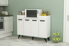 Dulap multifunctional, Coraline, Visar, 120x88.5x35 cm, PAL, Alb
