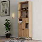Corp biblioteca, Mezza, Ninova, 69x195x35 cm, PAL, Stejar
