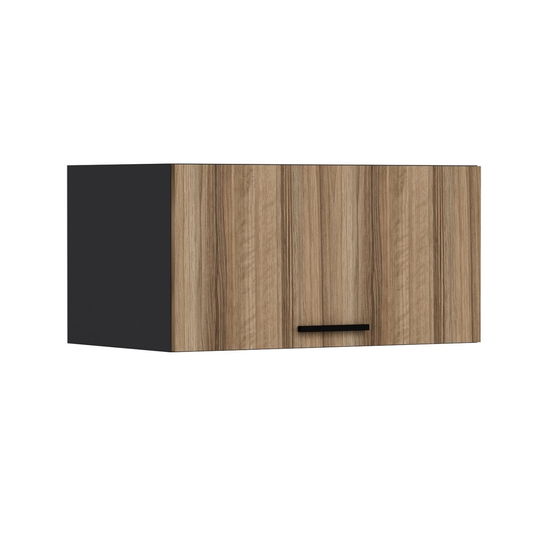 Dulap de perete, Minerva, Kale 90, 90x45x54 cm, PAL, Antracit / Dore