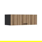 Dulap de perete, Minerva, Kale 135, 135x45x54 cm, PAL, Antracit / Dore