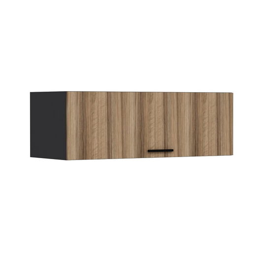 Dulap de perete, Minerva, Kale 135, 135x45x54 cm, PAL, Antracit / Dore