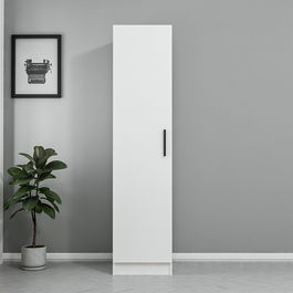 Dulap pentru haine, Minerva, Kale Raflı 210, 45x210x52 cm, PAL, Alb