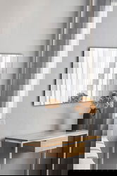 Oglinda decorativa, Mirrorland, Rectangular, Oglindă indestructibilă cu obturator, Argintiu