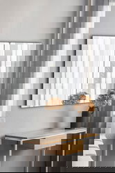 Oglinda decorativa, Mirrorland, Rectangular, Oglindă indestructibilă cu obturator, Argintiu
