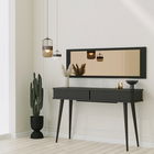 Oglinda decorativa, Neostill, Basic, 40x120x2.2 cm, 100% CARTON DURO, Bronz / Negru