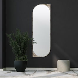 Oglinda decorativa, Neostill, Livi, 52x152 cm, MDF , Marmura