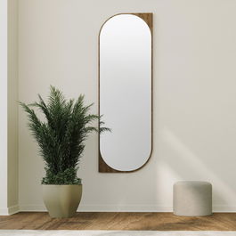 Oglinda decorativa, Neostill, Livi, 52x152 cm, MDF , Maro