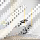 Oglinda decorativa, Neostill, Caprice, 50x150 cm, Metal, Auriu