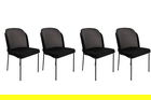 Set de scaune, Nmobb, Dore-150 V4, Metal, Gri/Negru