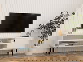 Comoda TV, Puqa Design, Avila, 120x38x30 cm, PAL , Alb