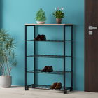Pantofar, Puqa Design, Nancy, 30x72x109 cm, PAL, Pin Atlantic / Negru
