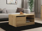 Masuta de cafea, Puqa Design, Sirek, 90x45x60 cm, PAL, Safir / Stejar / Antracit