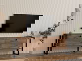 Comoda TV, Puqa Design, Ahu, 160x50.4x24.5 cm, PAL, Maro