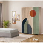 Dulap pentru haine, Vella, Lena 3 -972, 135x192x52 cm, PAL, Sonomo