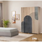 Dulap pentru haine, Vella, Lena 3 -973, 135x192x52 cm, PAL, Sonomo