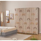 Dulap pentru haine, Vella, Loni 4 -912, 180x192x52 cm, PAL, Sonomo