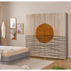Dulap pentru haine, Vella, Loni 4 -974, 180x192x52 cm, PAL, Sonomo