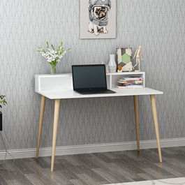 Birou, Antec, Ronas 120, 120x60x75 cm, PAL, Alb
