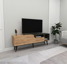Comoda TV, Arnetti, Alba, 49.6x150x29.6 cm, PAL, Pin Atlantic / Antracit
