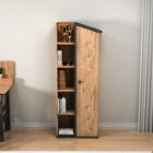 Corp biblioteca, Arnetti, Valerin, 60x161.8x35.3 cm, PAL, Pin Atlantic / Antracit