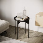 Masuta de cafea, Cerritos, Shb-002-A, 44x57x44 cm, Metal, Negru