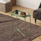 Masuta de cafea, Cerritos, Shb-009-D, 26x56x40 cm, Metal, Verde