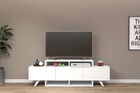 Comoda TV, Coraline, Alwin Alt, 150x49x31.6 cm, PAL, Alb