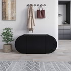 Pantofar, Decortie, Pozy Shoe Bench, 110x50x40.4 cm, PAL, Negru