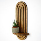 Raft de perete, Evila Originals, Raf269, 40x20x9 cm, Placaj, Maro